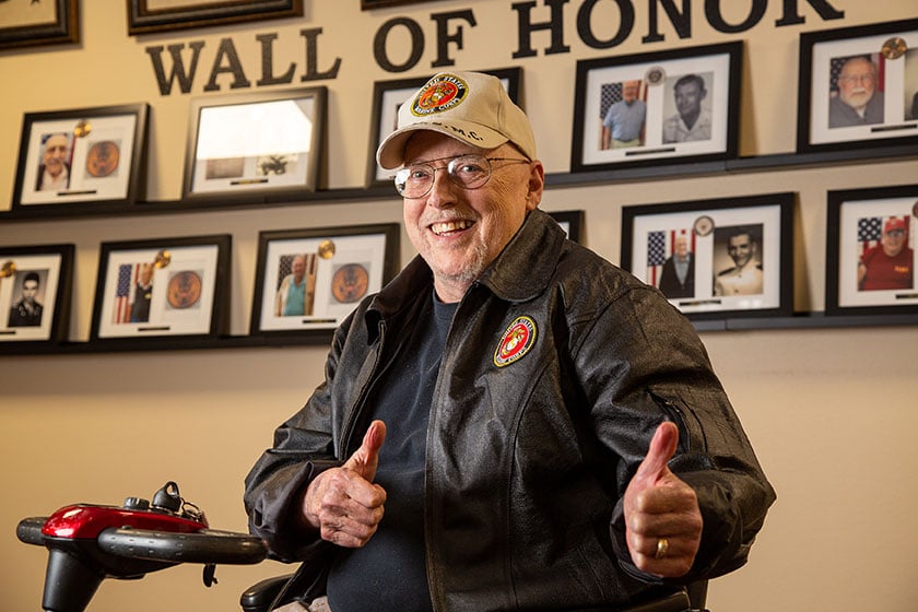The Wall of Honor at Parker Place